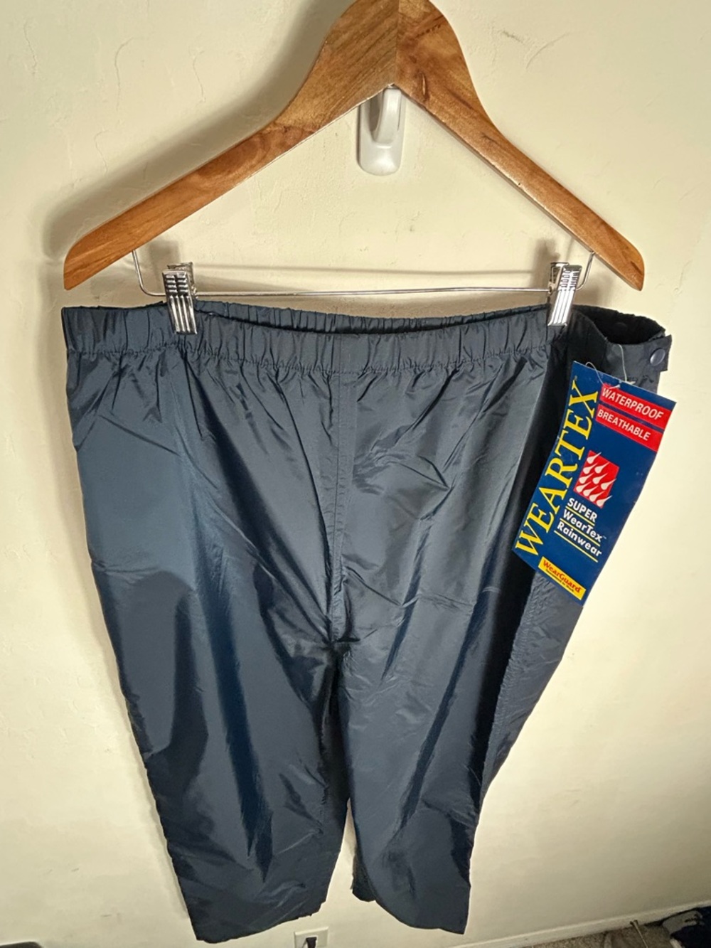 WEARGUARD, Engineered for Work Rainwear Navy Waterproof, Breathable XL Tall Pant - Picture 4 of 9